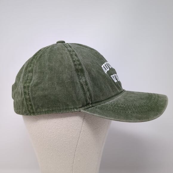 Autumn Vibes Slideback Baseball Hat Green One Size Adjustable Embroidered - Picture 5 of 9